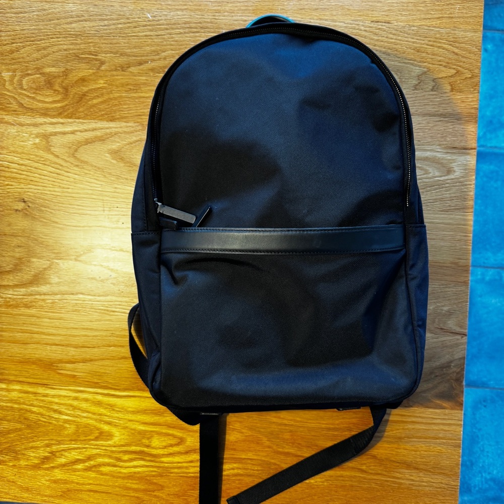 Classic Black Women's Backpack - Minimal Everyday Pack